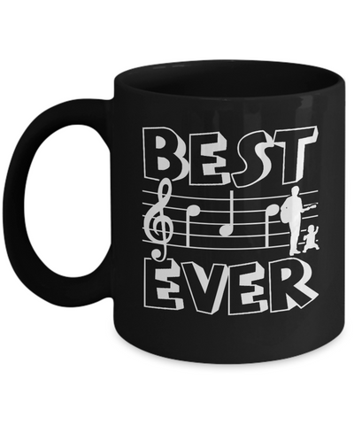 Best Dad Ever Music Piano Guitar Singer Mug Coffee Mug | Teecentury.com