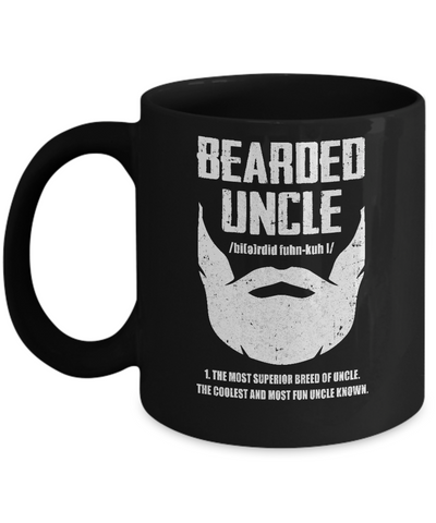 Bearded Funcle Funny Uncle Beard Definition Mug Coffee Mug | Teecentury.com