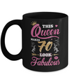 This Queen Makes 70 Look Fabulous 1952 70th Birthday Mug Coffee Mug | Teecentury.com