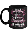 I Am A July Girl I Was Born With My Heart On My Sleeve Mug Coffee Mug | Teecentury.com