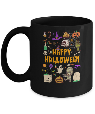 Happy Halloween Scary Retro Gift Mug Coffee Mug | Teecentury.com