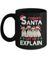 Dear Santa Funny Beagle Puppies Christmas Gift Mug Coffee Mug | Teecentury.com