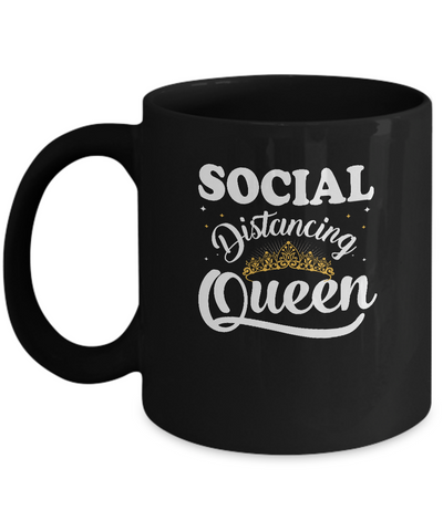 Social Distancing Queen Quarantine Mug Coffee Mug | Teecentury.com