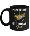 Cute Unicorn Mom Of The Birthday Girl Mug Coffee Mug | Teecentury.com