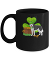 Husky St Patrick's Day Irish Dog Lover Funny Gifts Mug Coffee Mug | Teecentury.com