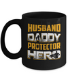 Husband Daddy Protector Hero Mug Coffee Mug | Teecentury.com