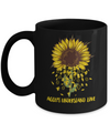 Sunflower Accept Understand Love Autism Awareness Mug Coffee Mug | Teecentury.com