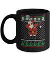 Dabbing Santa Lacrosse Ugly Sweater Christmas Mug Coffee Mug | Teecentury.com