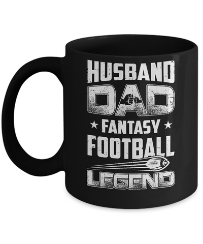 Husband Dad Fantasy Football Legend Fathers Day Gift Mug Coffee Mug | Teecentury.com