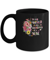 In A World Full Of Grandmas Be A Nene Gifts Floral Flower Mug Coffee Mug | Teecentury.com