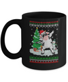Santa Hat Cow Dabbing Christmas Ugly Sweater Mug Coffee Mug | Teecentury.com