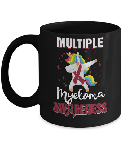Inspirational Multiple Myeloma Awareness Unicorn Support Mug Coffee Mug | Teecentury.com