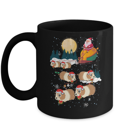 Funny Christmas Guinea Pig Reindeer Lover Santa Gift Mug Coffee Mug | Teecentury.com