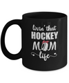 Living That Hockey Mom Life Mothers Day Gifts Mug Coffee Mug | Teecentury.com