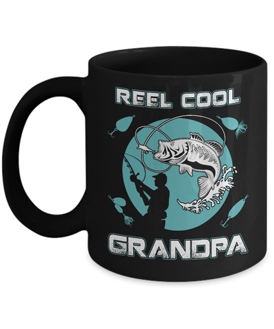 Reel Cool Grandpa Mug Coffee Mug | Teecentury.com