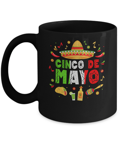 Fiesta Cinco De Mayo Funny Mexican Mexico Gifts Mug Coffee Mug | Teecentury.com