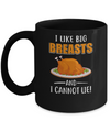 I Like Big Breasts And I Cannot Lie! Thanksgiving Mug Coffee Mug | Teecentury.com