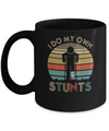 I Do My Own Stunts Funny Injury Broken Leg Mug Coffee Mug | Teecentury.com