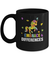Autism Awareness Puzzle Piece Unicorn Embrace Differences Mug Coffee Mug | Teecentury.com