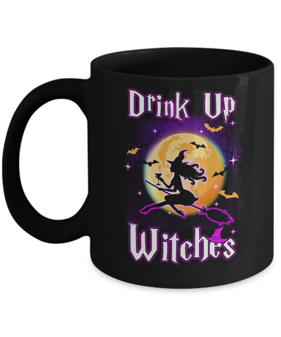 Drink Up Witches Funny Halloween Mug Coffee Mug | Teecentury.com