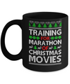 Training For A Marathon Of Christmas Movies Mug Coffee Mug | Teecentury.com