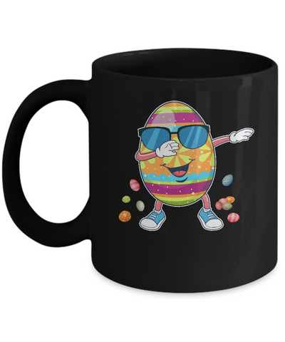 Easter Funny Birthday Dabbing Egg Gift Kids Mug Coffee Mug | Teecentury.com