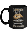 Capricorn Girl Knows More Than She Says December January Birthday Mug Coffee Mug | Teecentury.com