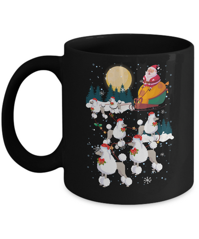 Dog Reindeer Poodle Christmas Gift Mug Coffee Mug | Teecentury.com
