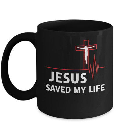 Jesus Saved My Life Mug Coffee Mug | Teecentury.com