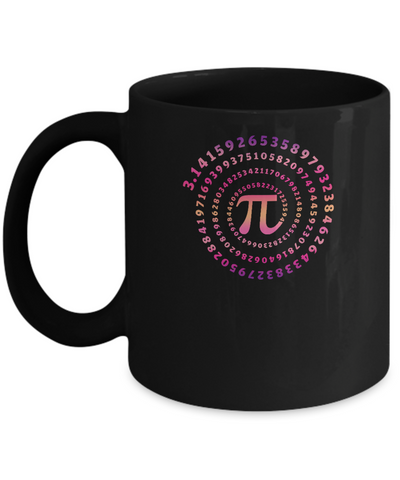 Pi Spiral Novelty Coffee Mug | Teecentury.com