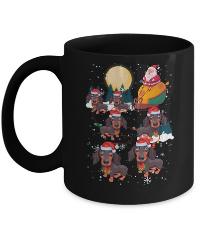 Dog Reindeer Dachshund Christmas Gift Mug Coffee Mug | Teecentury.com