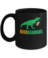 Beerasaurus Funny International Beer Day Dinosaur Gift Mug Coffee Mug | Teecentury.com