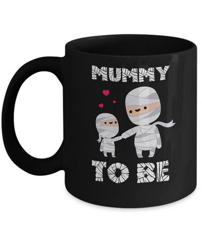 Cute Funny Mummy To Be Pregnant Mom Halloween Mug Coffee Mug | Teecentury.com