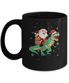 Christmas Santa Kids Dinosaur T-Rex For Boys Kids Mug Coffee Mug | Teecentury.com