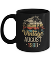Retro Classic Vintage August 1998 24th Birthday Gift Mug Coffee Mug | Teecentury.com