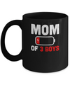 Funny Mom Of 3 Boys Mothers Day Gifts Mug Coffee Mug | Teecentury.com