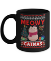 Meowy Catmas Ugly Sweater Cat Christmas Mug Coffee Mug | Teecentury.com