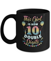 This Girl Is Now 10 Double Digits Tenth Birthday Gift Mug Coffee Mug | Teecentury.com