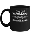 Love One Woman And Several Cars Mug Coffee Mug | Teecentury.com