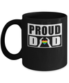 Proud Dad Lgbt Gay Lesbian Pride Mug Coffee Mug | Teecentury.com