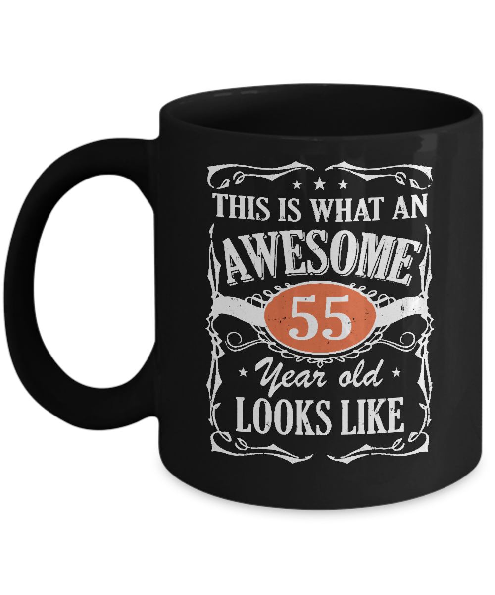 Vintage This Is What An Awesome 55 Year Old 1969 Birthday Ceramic