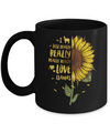 I Just Really Really Love Llamas Sunflower Mug Coffee Mug | Teecentury.com