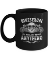 Bikesexual I'll Ride Just About Anything Biker Mug Coffee Mug | Teecentury.com