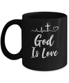 God Is Love Christian Gifts Women Mug Coffee Mug | Teecentury.com