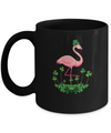 Flamingo Shamrock Happy St Patrick's Day Mug Coffee Mug | Teecentury.com