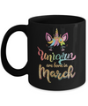Cute Unicorns Are Born In March Birthday Gift Mug Coffee Mug | Teecentury.com