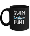 Swim Aunt Funny Swimming Birthday Gift Mug Coffee Mug | Teecentury.com