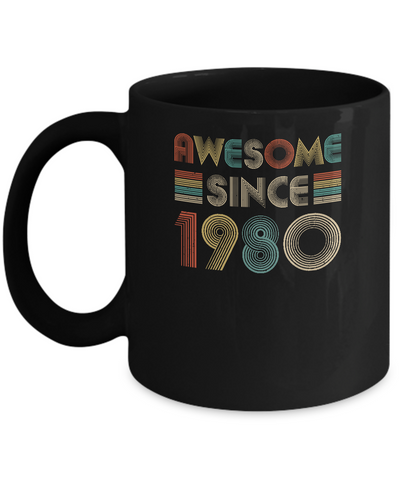 Awesome Since 1980 42th Birthday Gifts Mug Coffee Mug | Teecentury.com