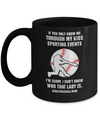 If You Only Know Me Through My Kids Sporting Baseball Mom Mug Coffee Mug | Teecentury.com