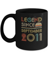 Legend Since September 2011 Vintage 11th Birthday Gifts Mug Coffee Mug | Teecentury.com